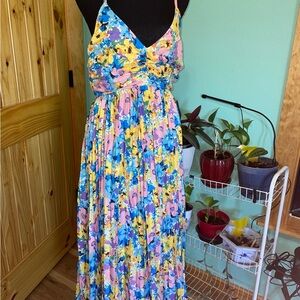 Floral Maxi Dress - Multicolor